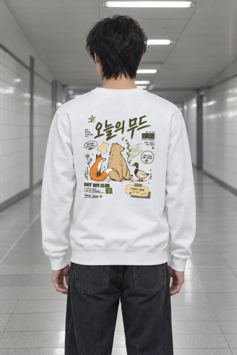"Day Off Club" Heavy Blend Unisex Crewneck Sweatshirt
