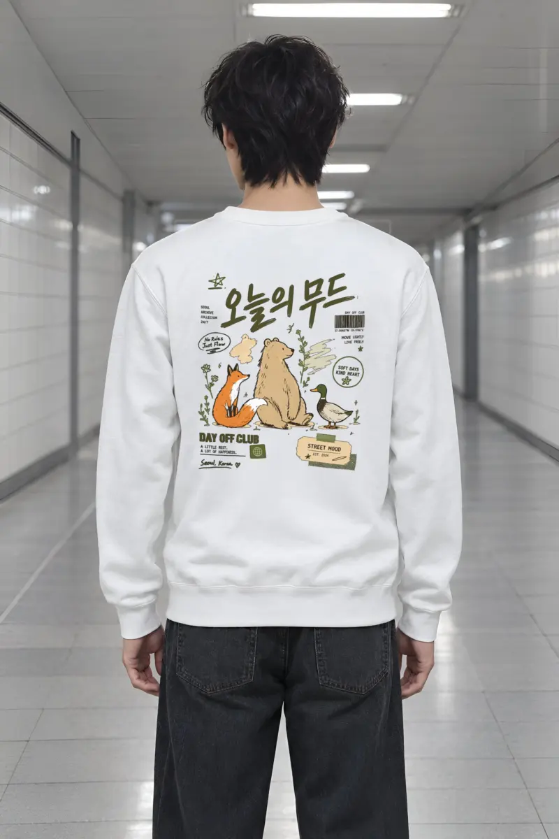 "Day Off Club" Heavy Blend Unisex Crewneck Sweatshirt