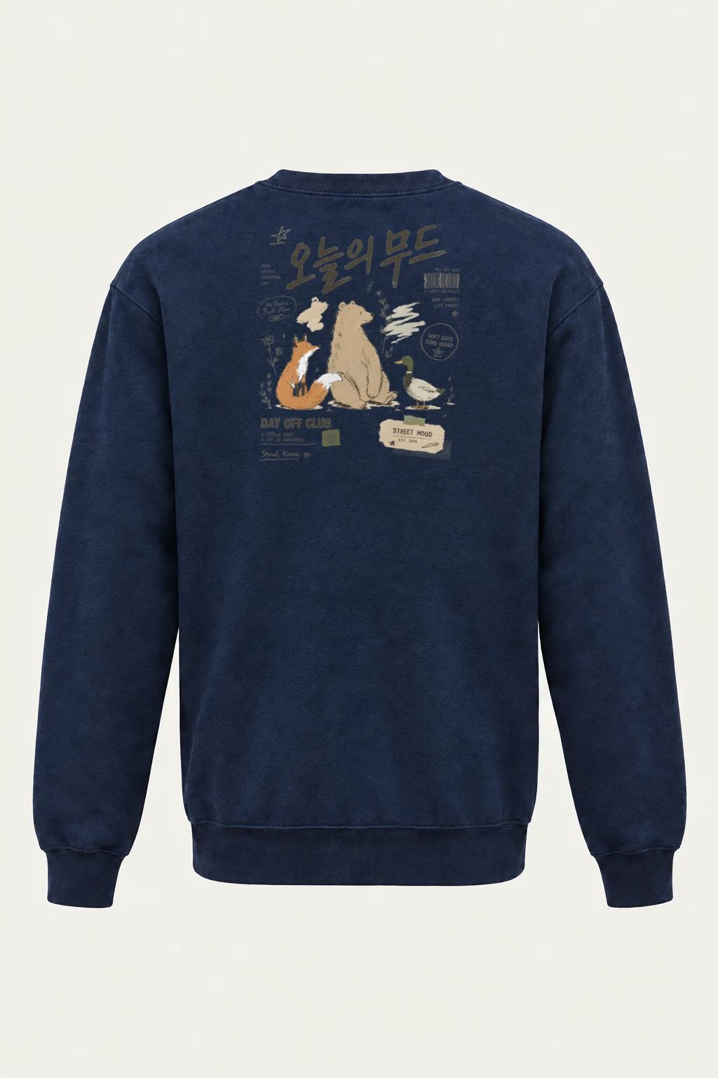 "Day Off Club" Heavy Blend Unisex Crewneck Sweatshirt | Gildan 18000
