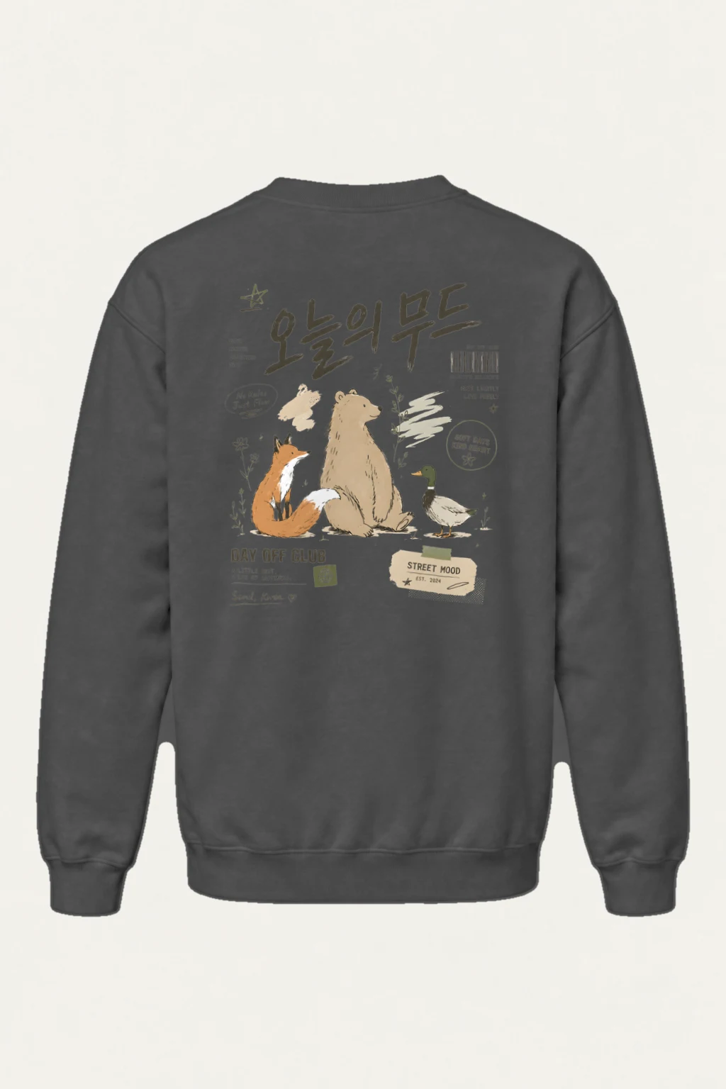 "Day Off Club" Heavy Blend Unisex Crewneck Sweatshirt | Gildan 18000