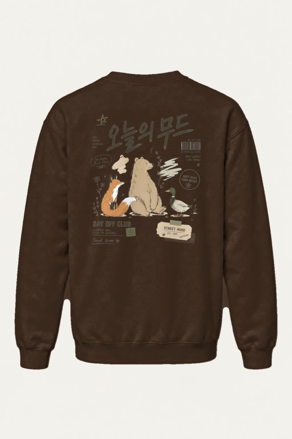 "Day Off Club" Heavy Blend Unisex Crewneck Sweatshirt | Gildan 18000