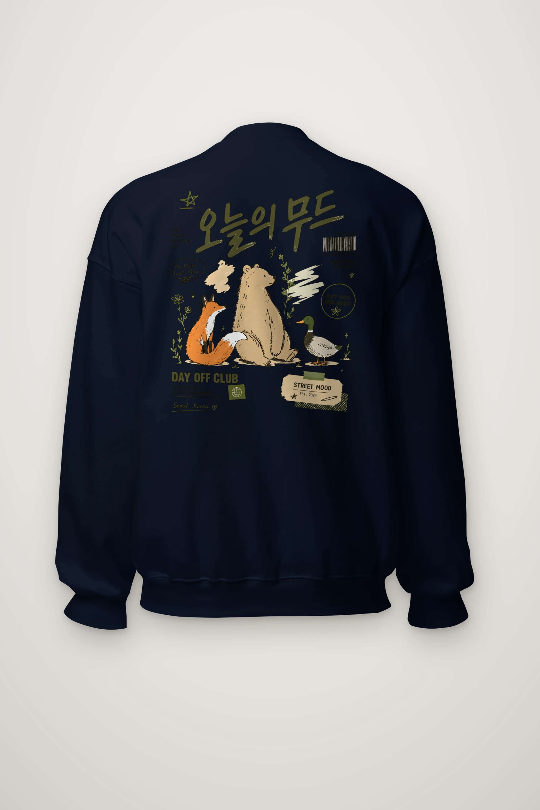 "Day Off Club" Heavy Blend Unisex Crewneck Sweatshirt