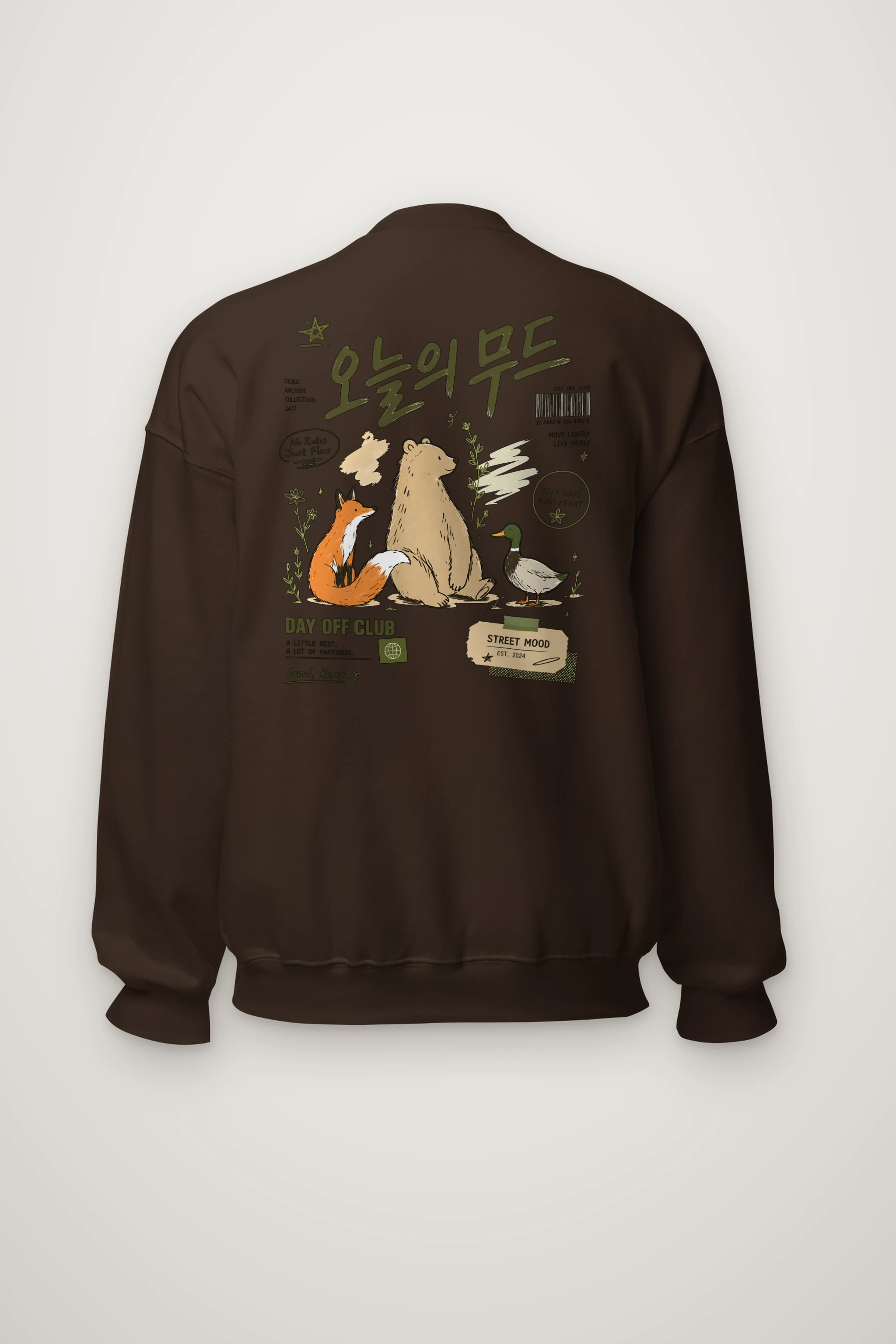 "Day Off Club" Heavy Blend Unisex Crewneck Sweatshirt