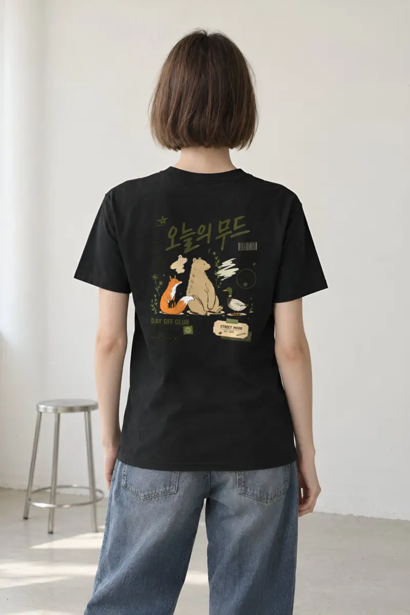 "Day Off Club" Heavyweight Unisex Crewneck T-shirt