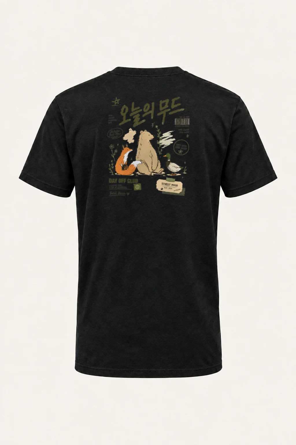 "Day Off Club" Heavyweight Unisex Crewneck T-shirt | Gildan 5000