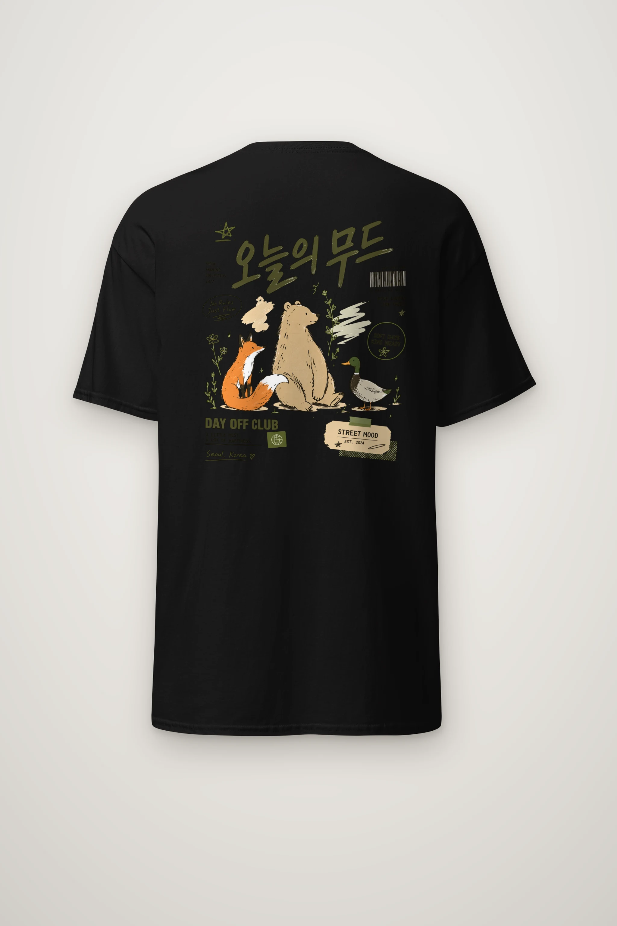 "Day Off Club" Heavyweight Unisex Crewneck T-shirt
