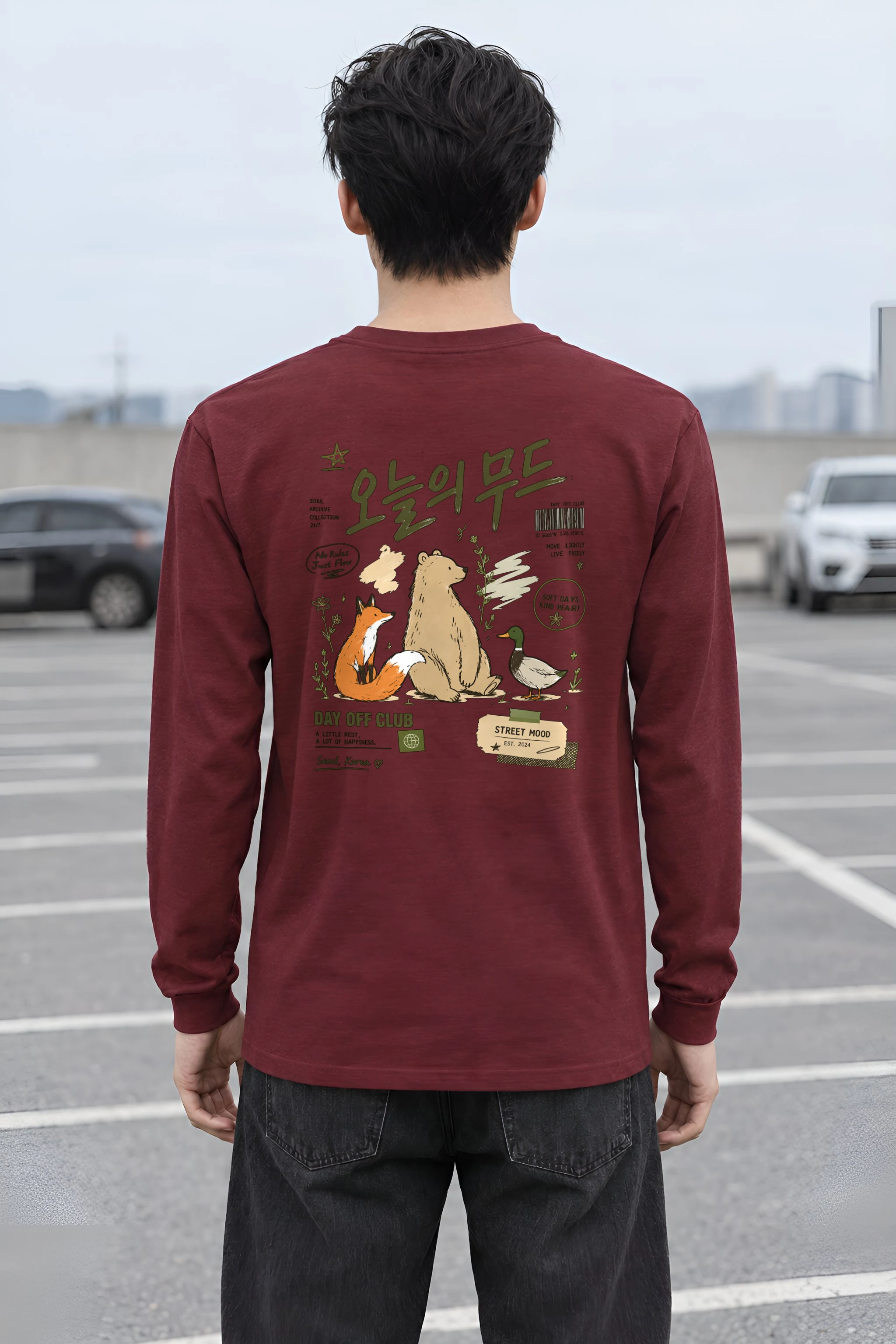 "Day Off Club" Unisex Longsleeve T-shirt