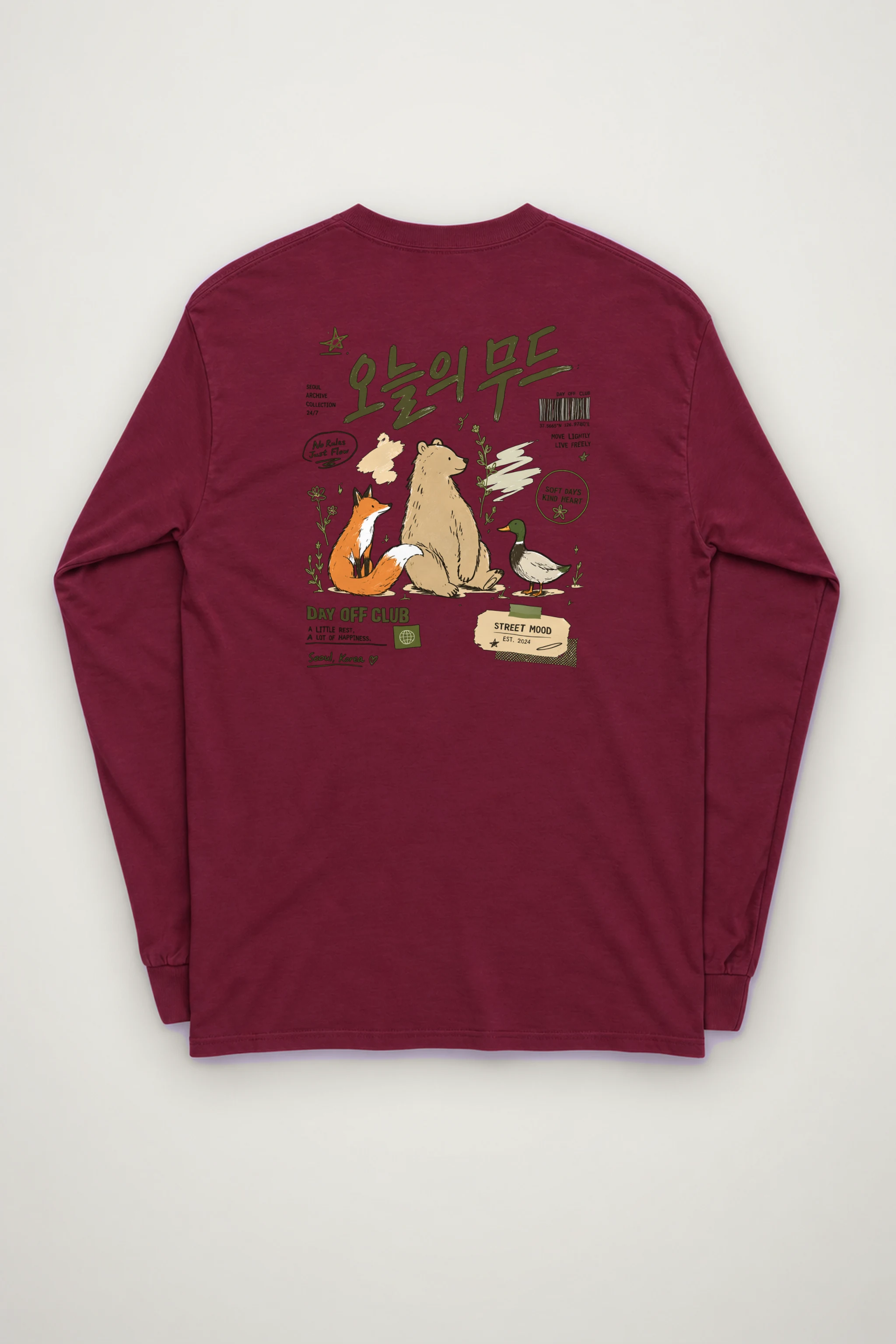 "Day Off Club" Unisex Longsleeve T-shirt