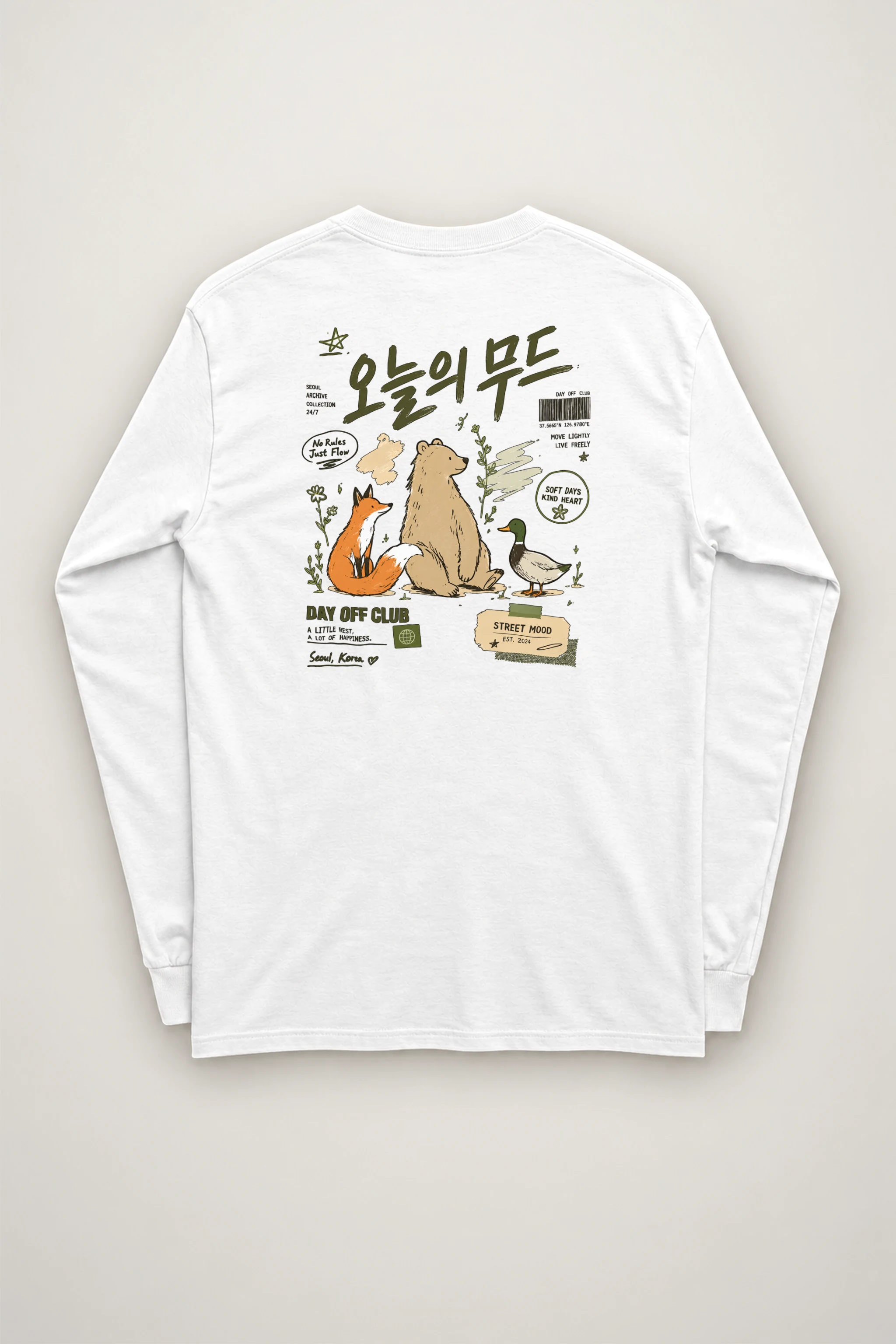 "Day Off Club" Unisex Longsleeve T-shirt