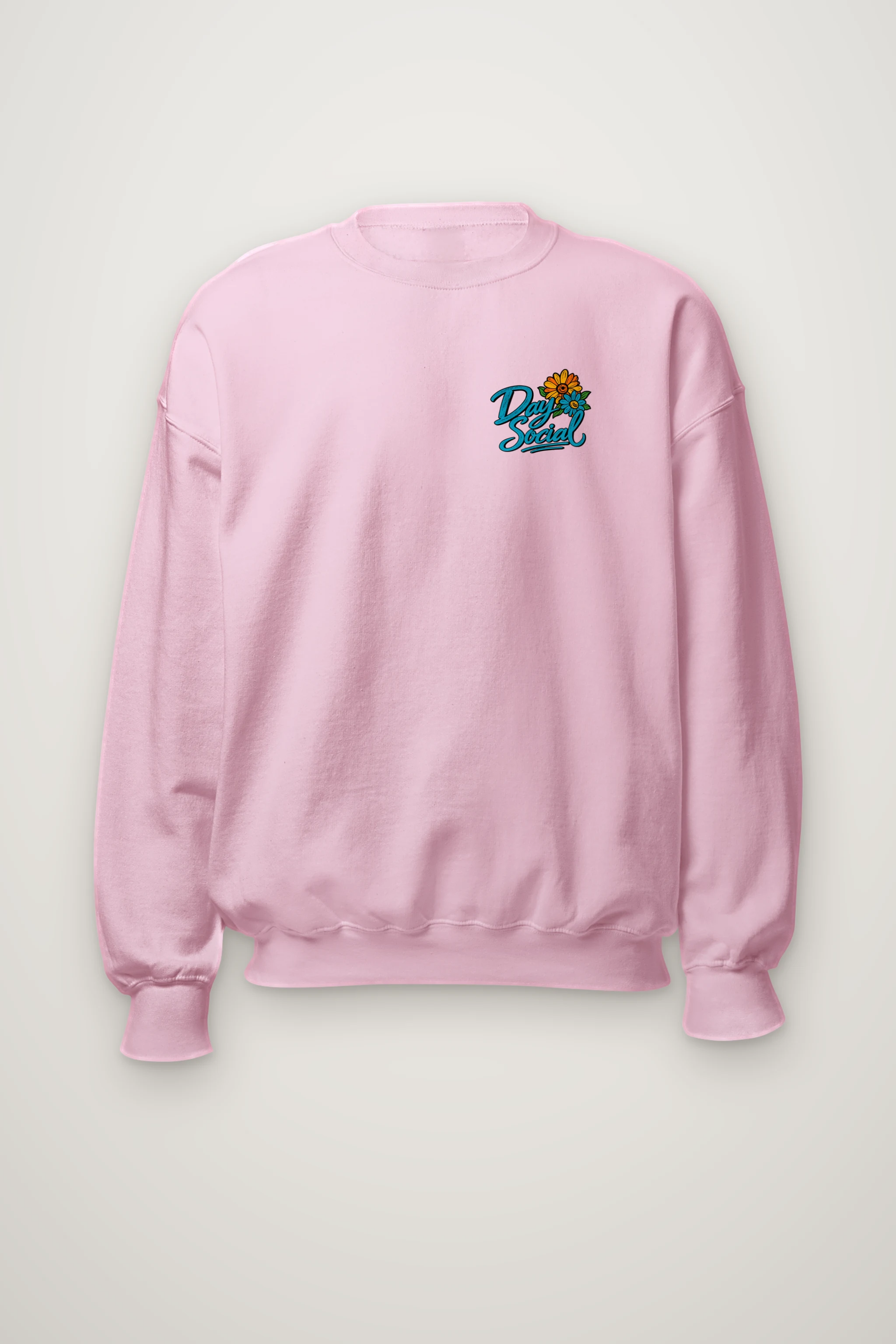 "Day Social Bouquet" Heavy Blend Unisex Crewneck Sweatshirt