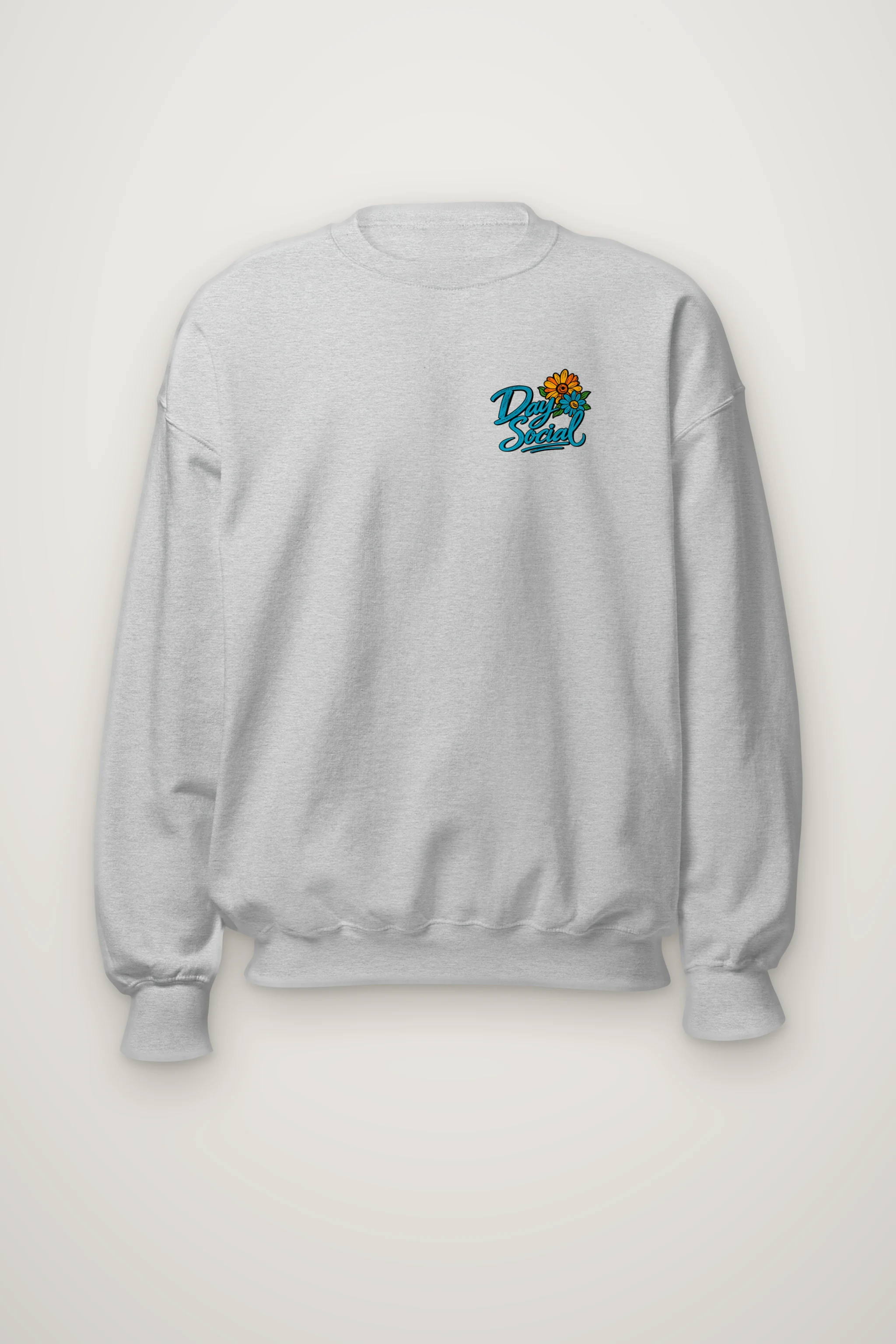 "Day Social Bouquet" Heavy Blend Unisex Crewneck Sweatshirt