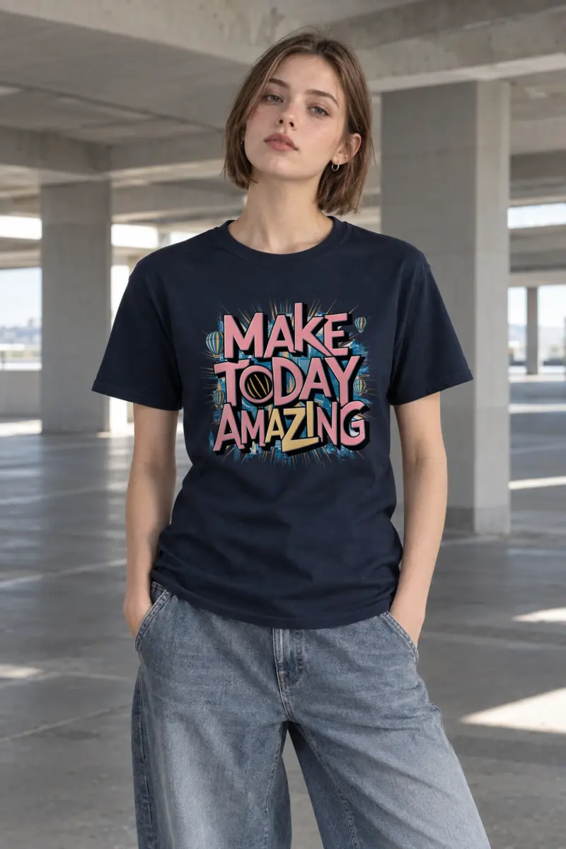 "Daybreak Skyline" Heavyweight Unisex Crewneck T-shirt
