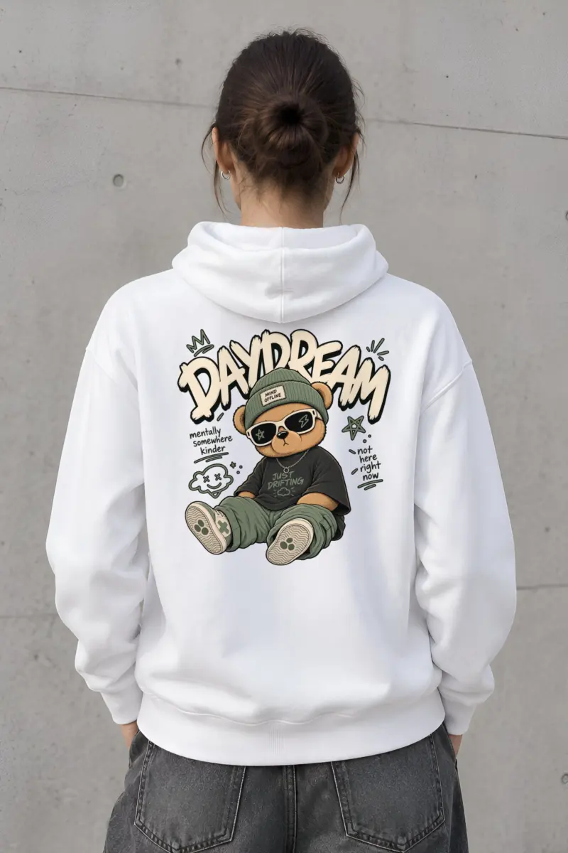 "Daydream Bear" Heavy Blend Unisex Pullover Hoodie