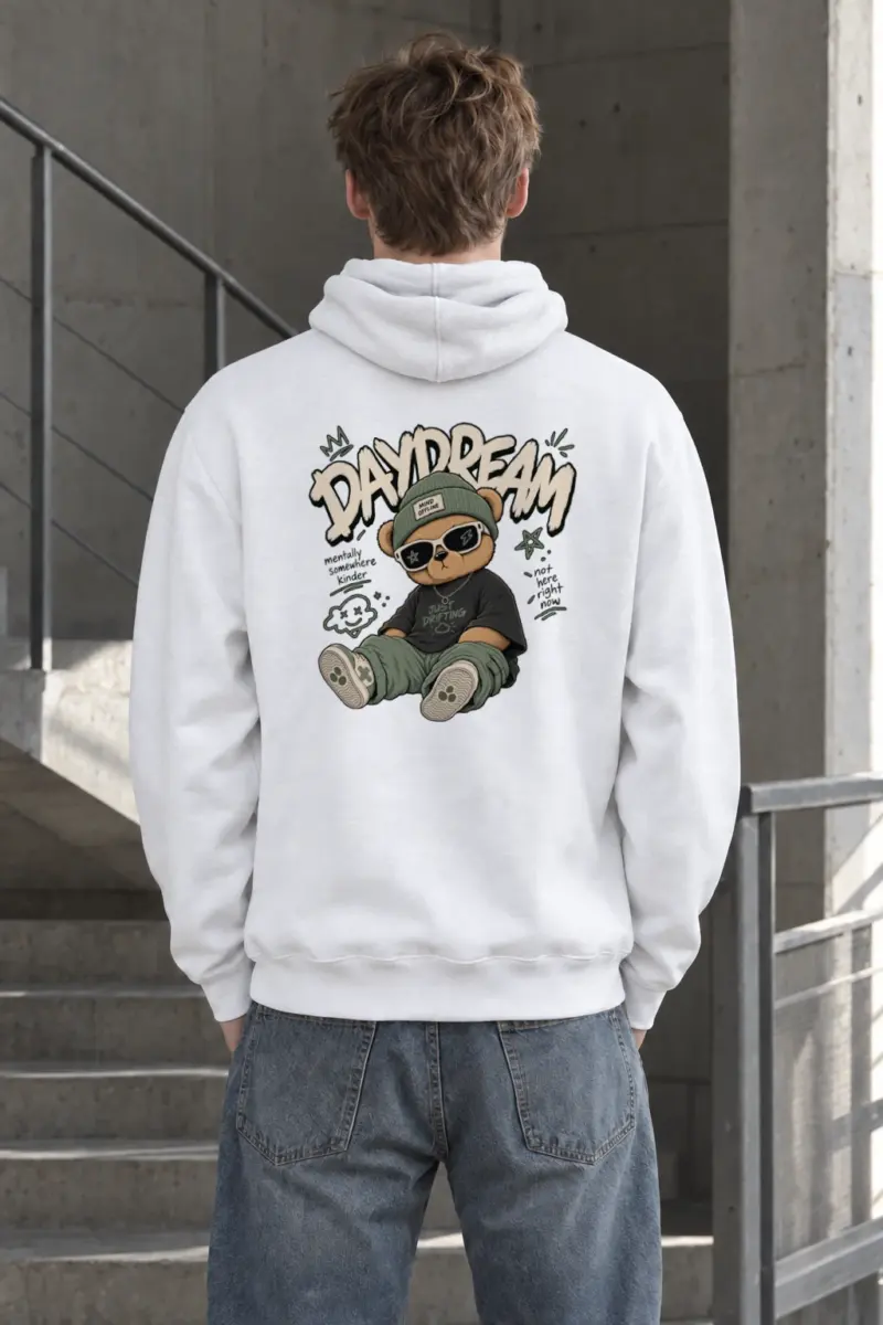 "Daydream Bear" Heavy Blend Unisex Pullover Hoodie