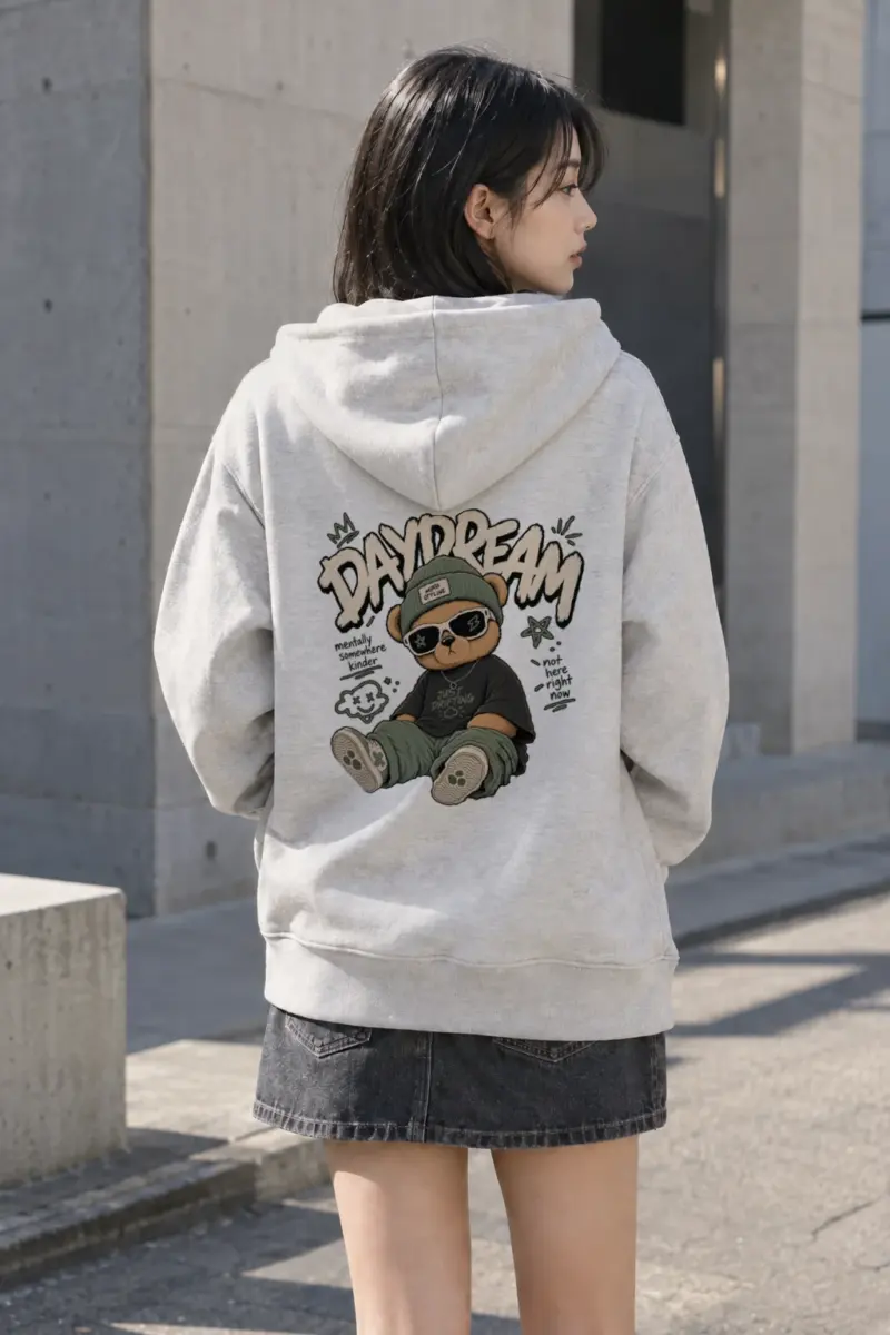 "Daydream Bear" Heavy Blend Unisex Pullover Hoodie | Gildan 18500