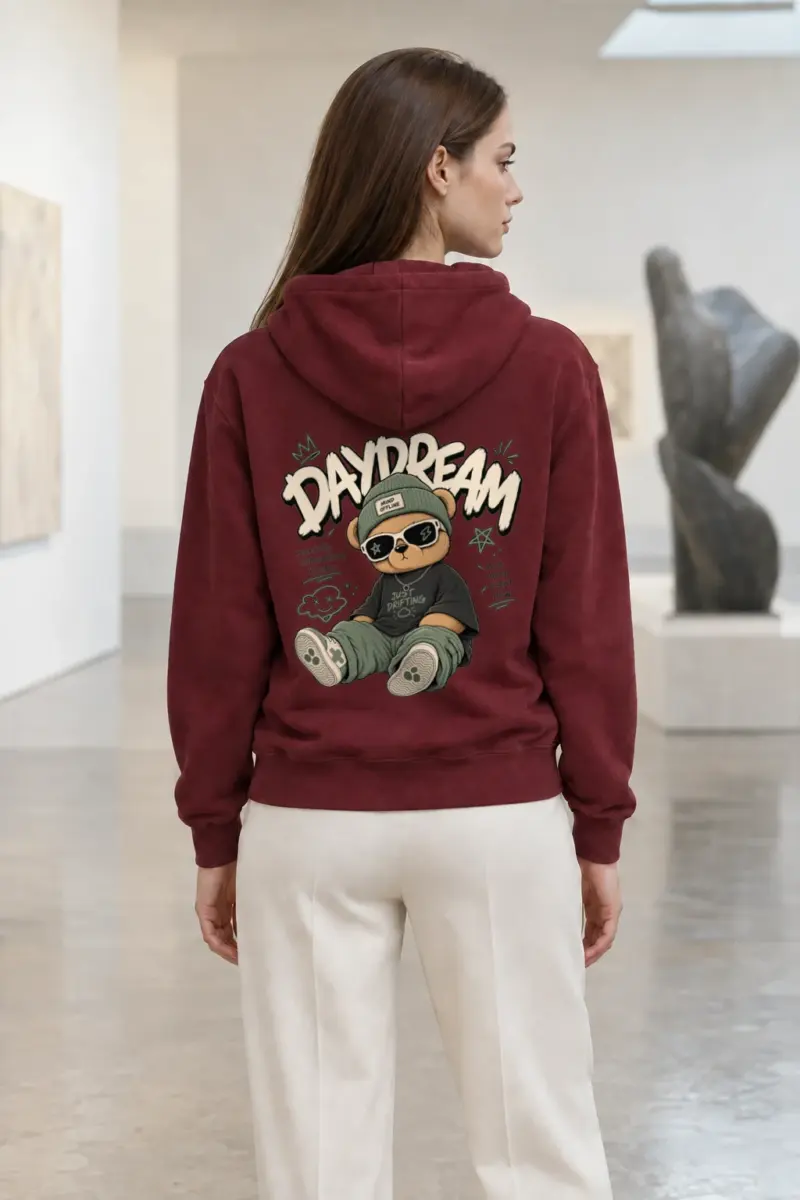 "Daydream Bear" Heavy Blend Unisex Pullover Hoodie | Gildan 18500