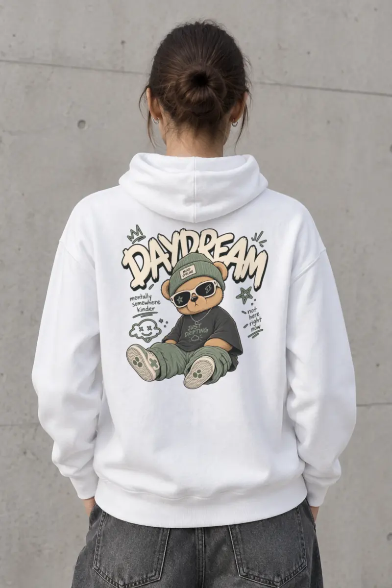 "Daydream Bear" Heavy Blend Unisex Pullover Hoodie