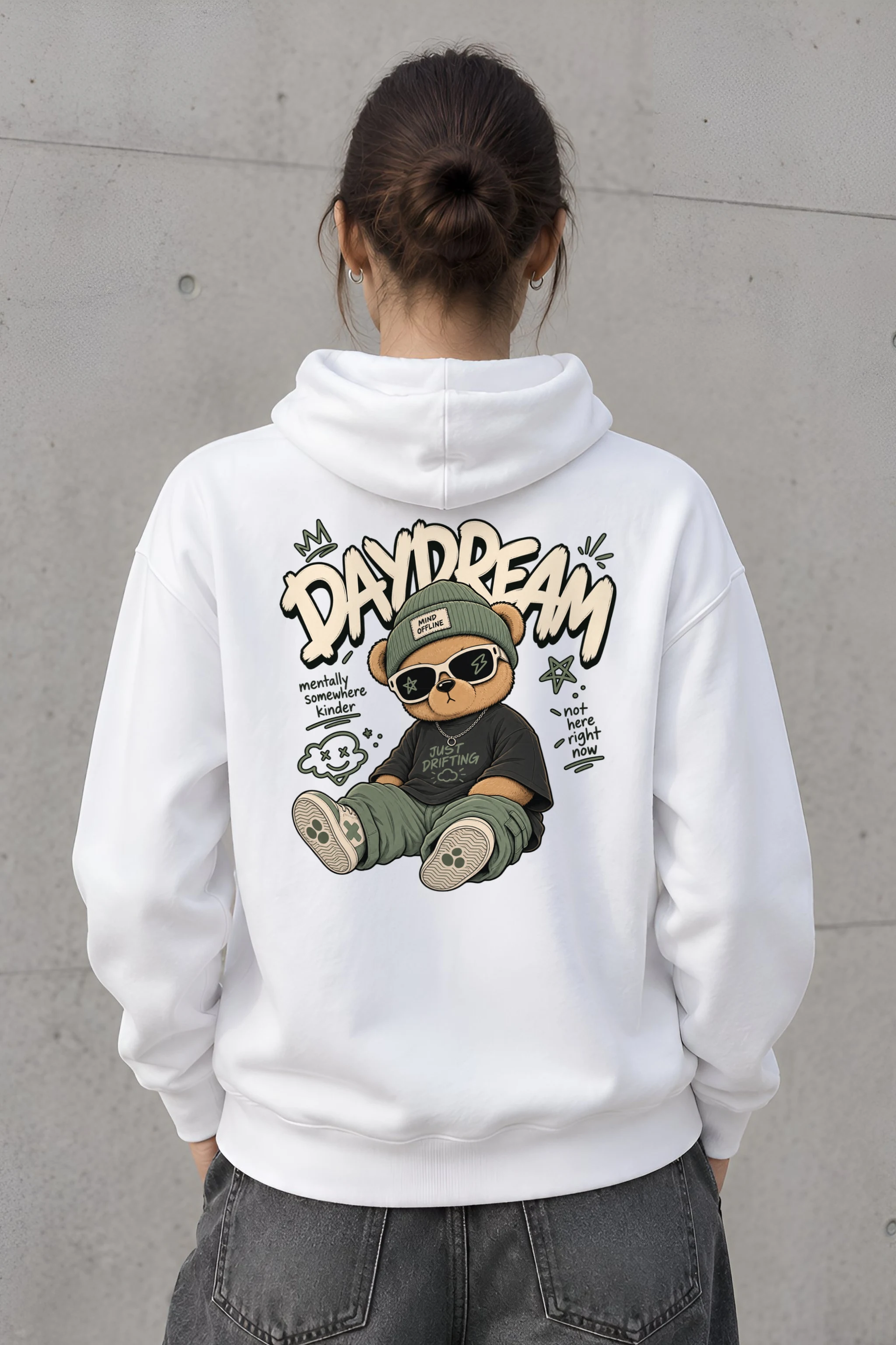 "Daydream Bear" Heavy Blend Unisex Pullover Hoodie
