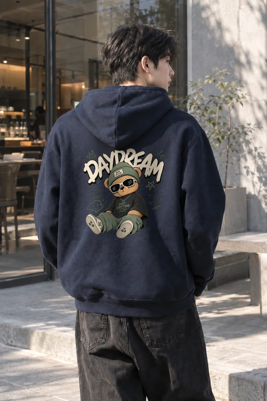 "Daydream Bear" Heavy Blend Unisex Pullover Hoodie | Gildan 18500