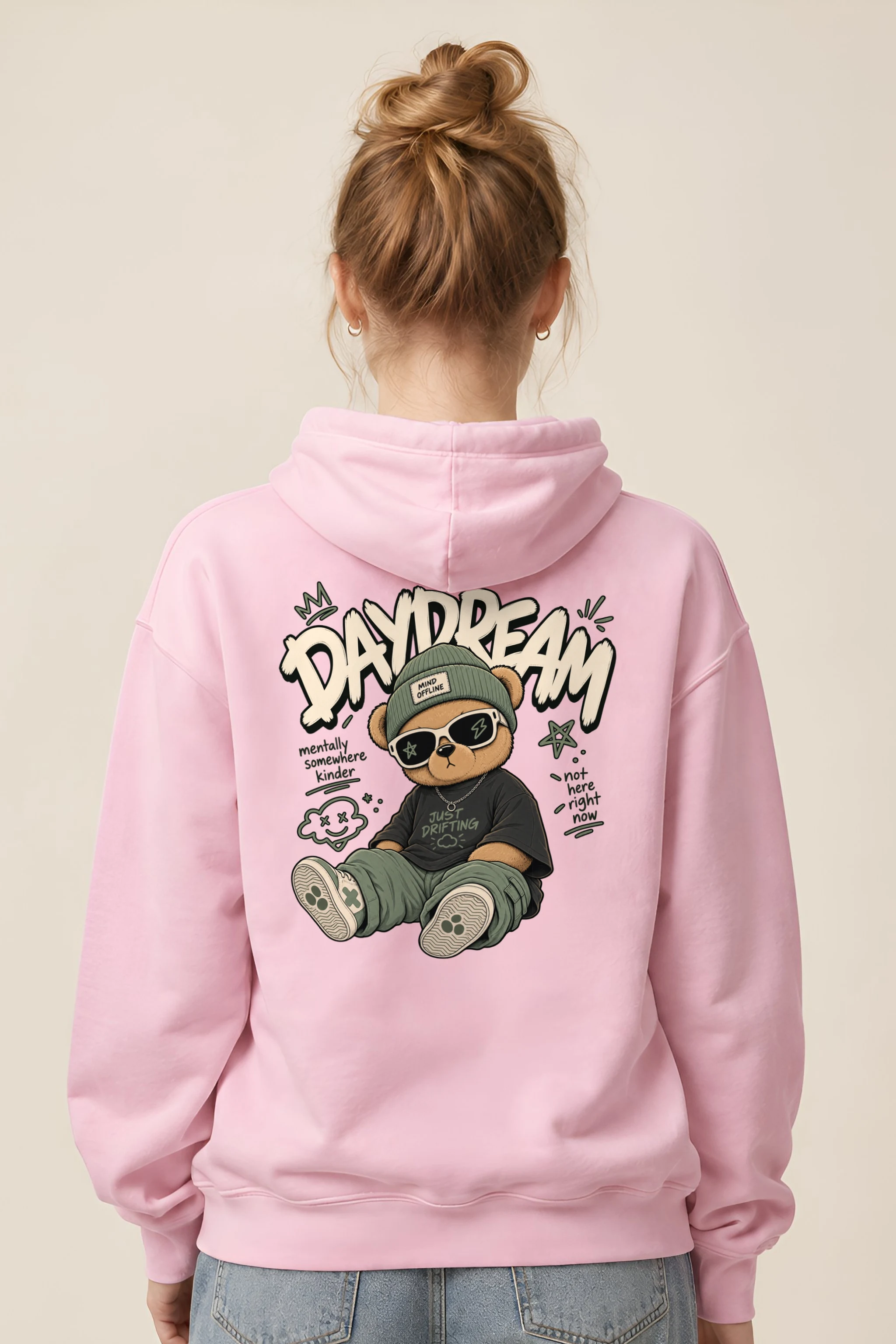 "Daydream Bear" 1 Pullover Hoodie