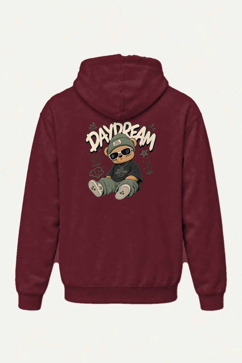 "Daydream Bear" Heavy Blend Unisex Pullover Hoodie | Gildan 18500