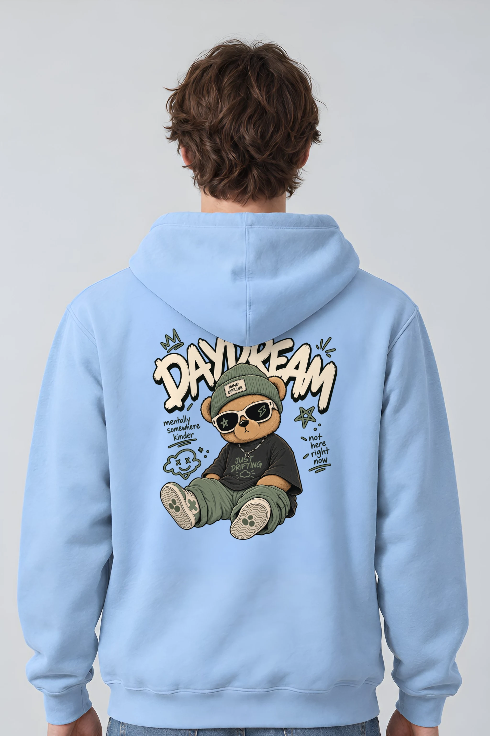 "Daydream Bear" 1 Pullover Hoodie