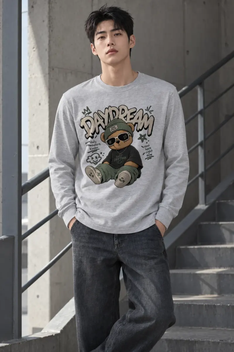 "Daydream Bear" Unisex Longsleeve T-shirt