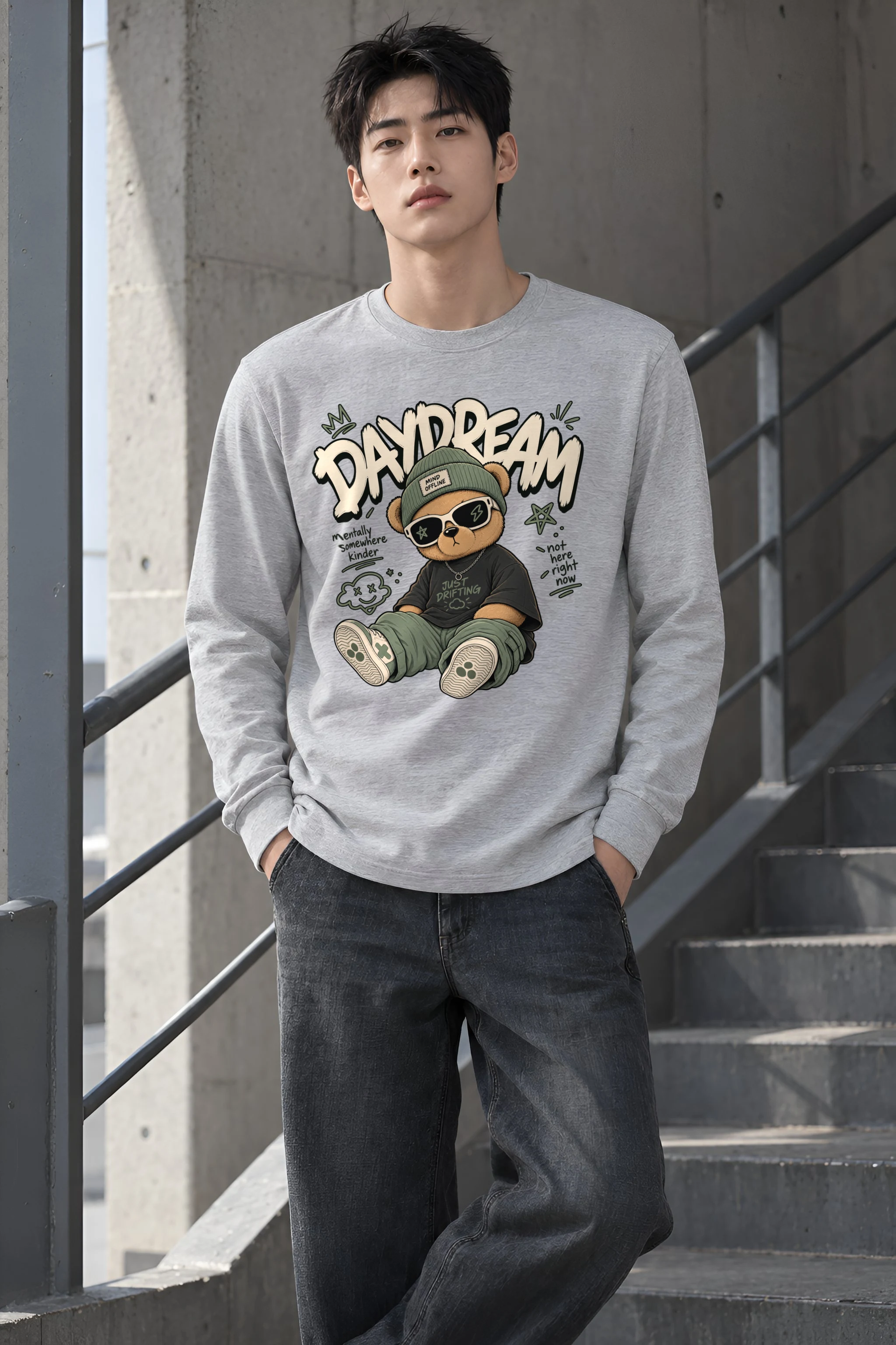 "Daydream Bear" Unisex Longsleeve T-shirt