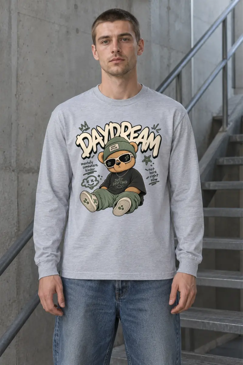 "Daydream Bear" Unisex Longsleeve T-shirt