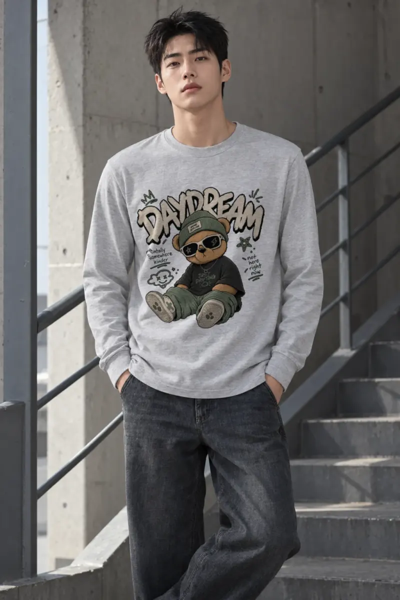 "Daydream Bear" Unisex Longsleeve T-shirt