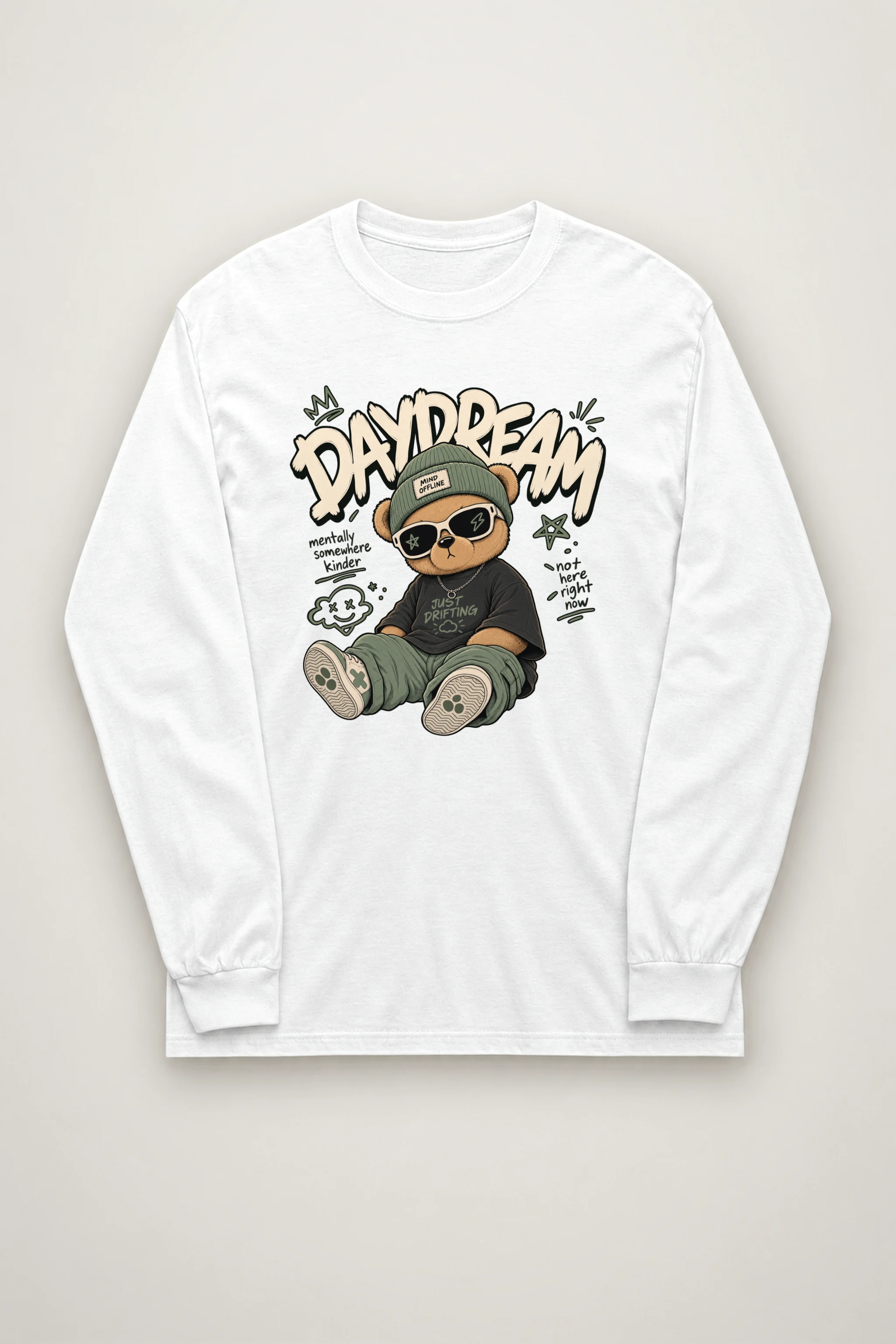 "Daydream Bear" Unisex Longsleeve T-shirt