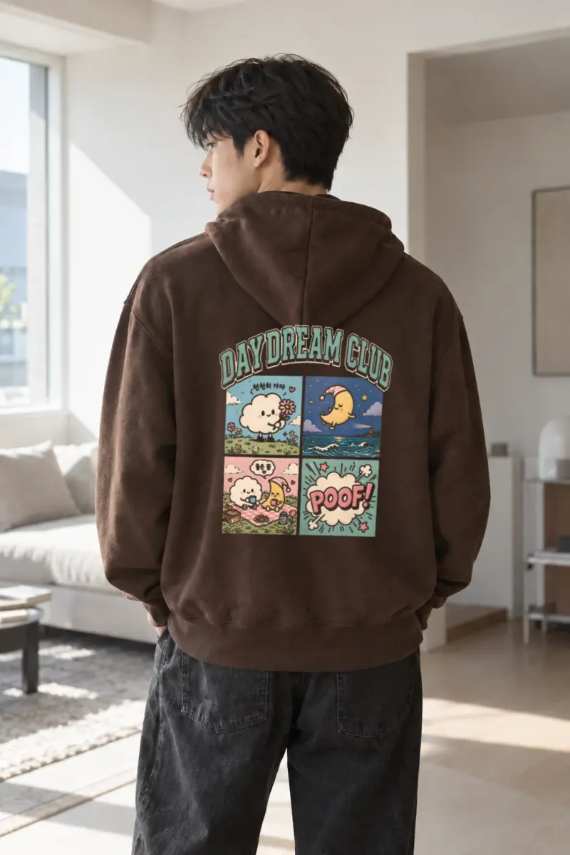 "Daydream Club" Heavy Blend Unisex Pullover Hoodie | Gildan 18500