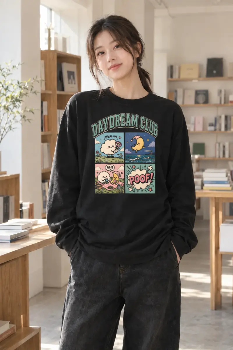 “Daydream Club” Unisex Longsleeve T-shirt | Gildan 2400