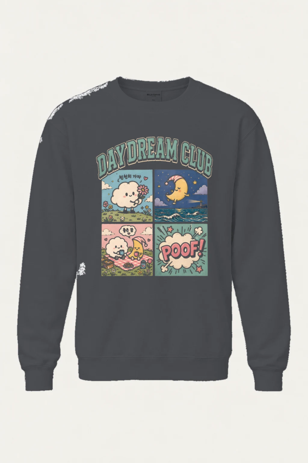 "Daydream Club" Unisex Sponge Fleece Crewneck Sweatshirt | Bella + Canvas 3901