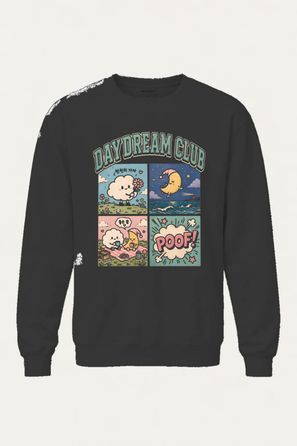 "Daydream Club" Unisex Sponge Fleece Crewneck Sweatshirt | Bella + Canvas 3901