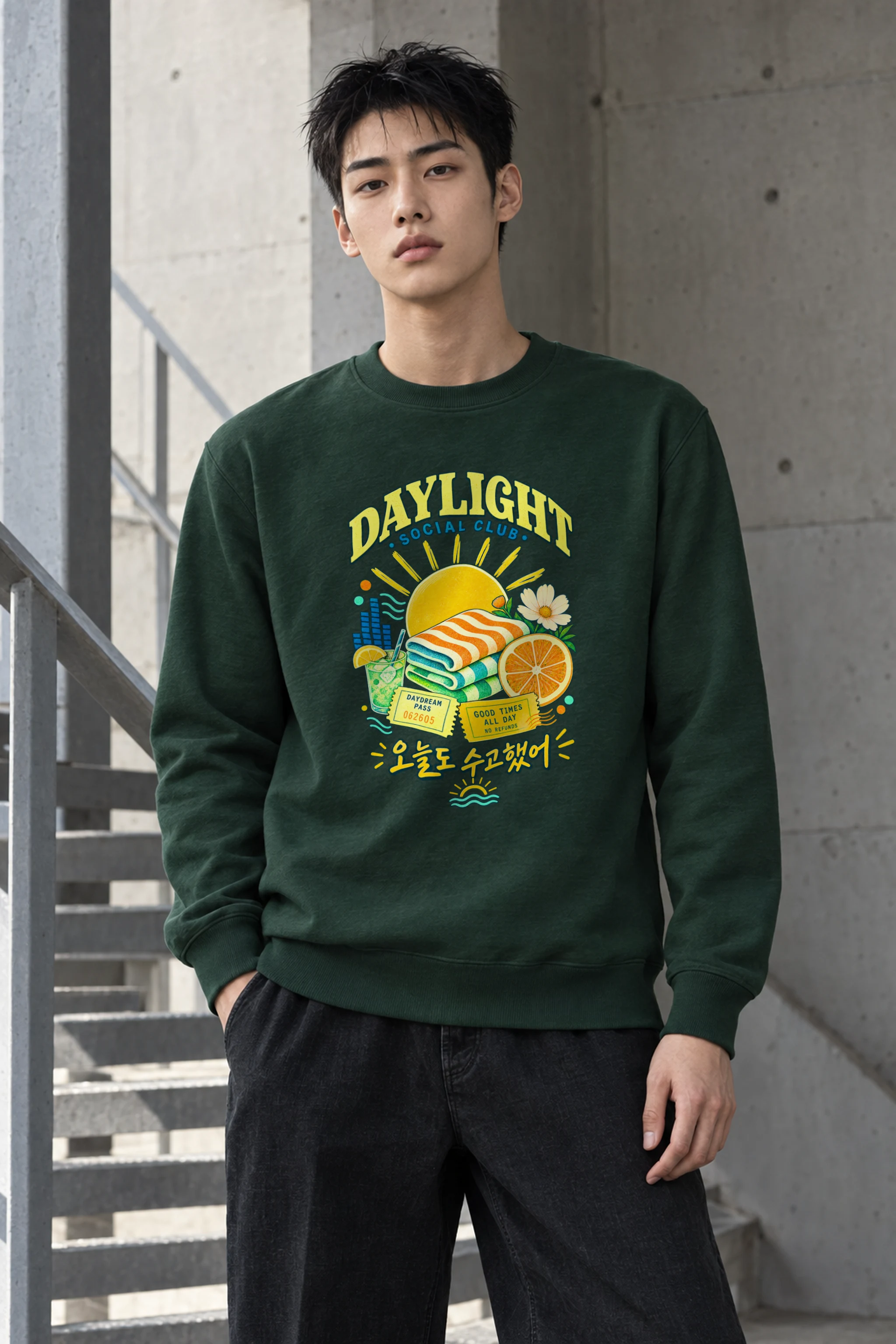 "Daydream Pass" Heavy Blend Unisex Crewneck Sweatshirt
