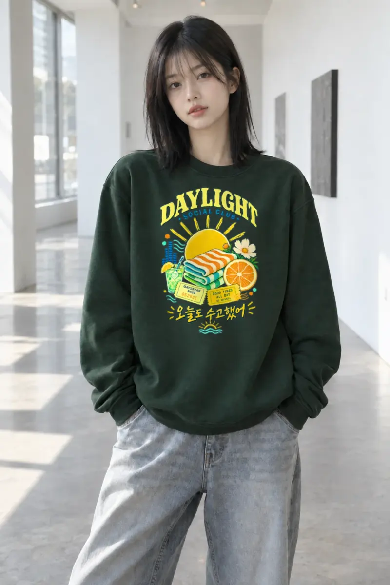 "Daydream Pass" Heavy Blend Unisex Crewneck Sweatshirt | Gildan 18000