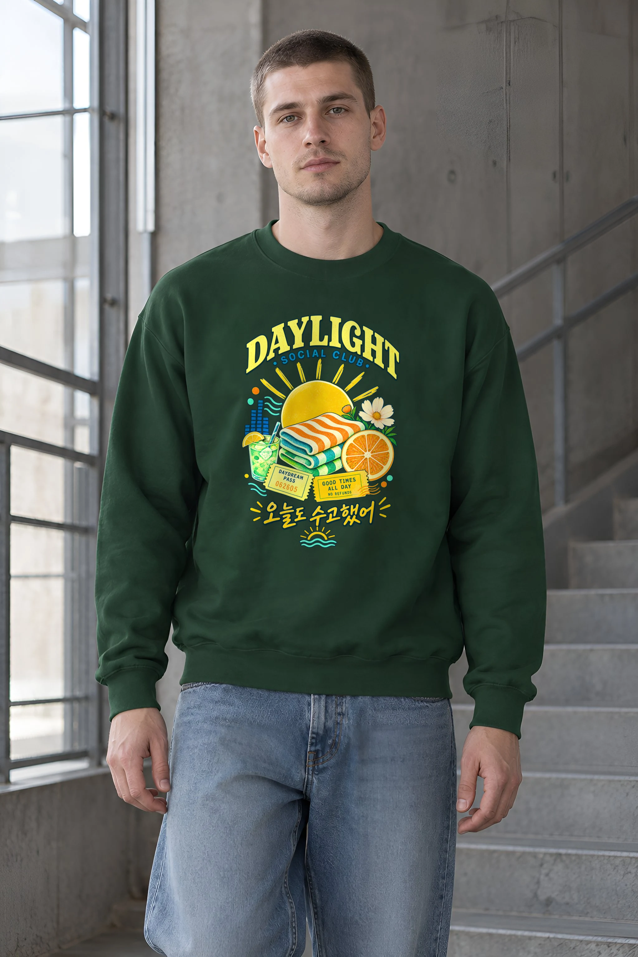 "Daydream Pass" Unisex Crewneck Sweatshirt