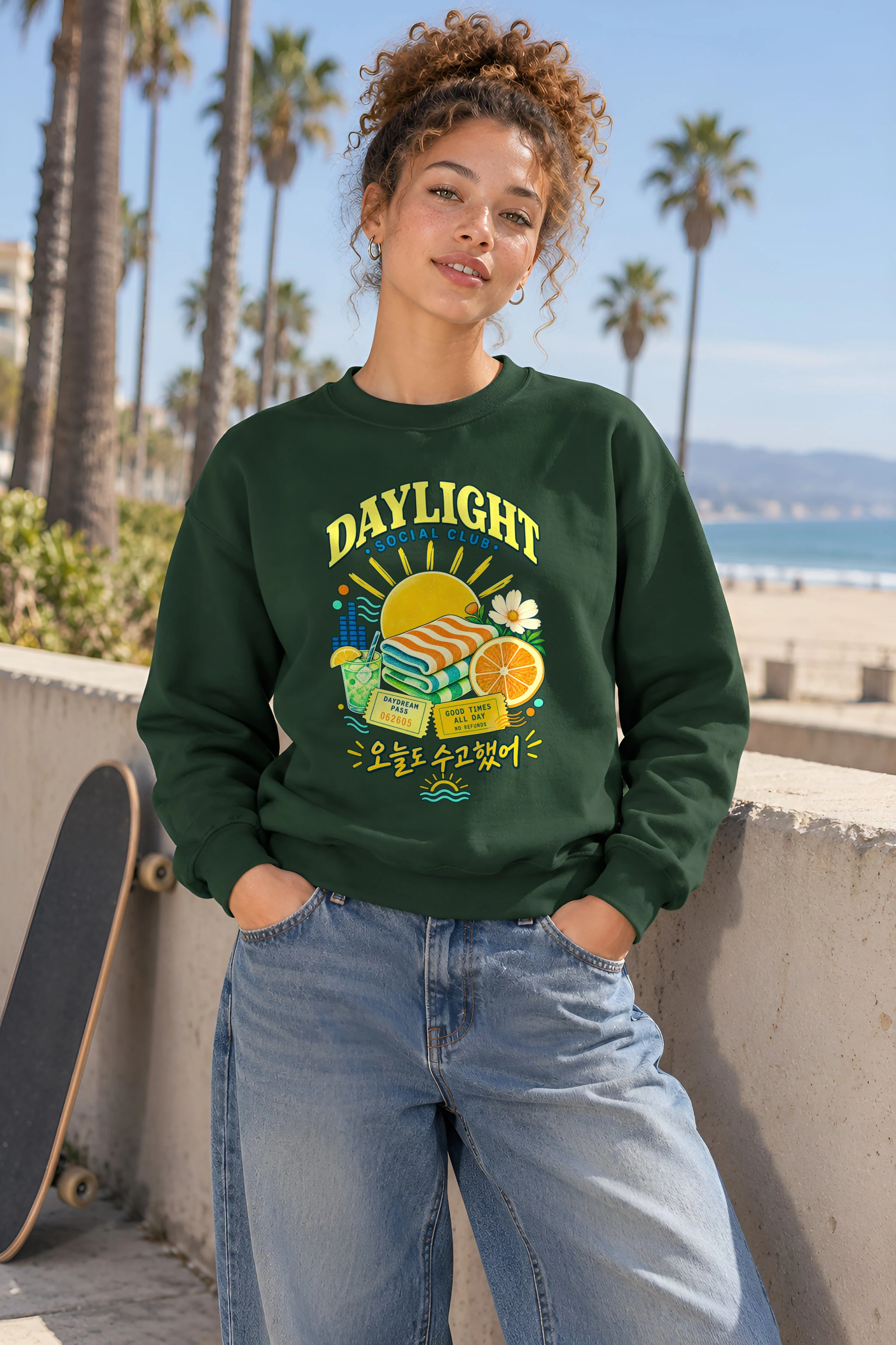 "Daydream Pass" Unisex Crewneck Sweatshirt