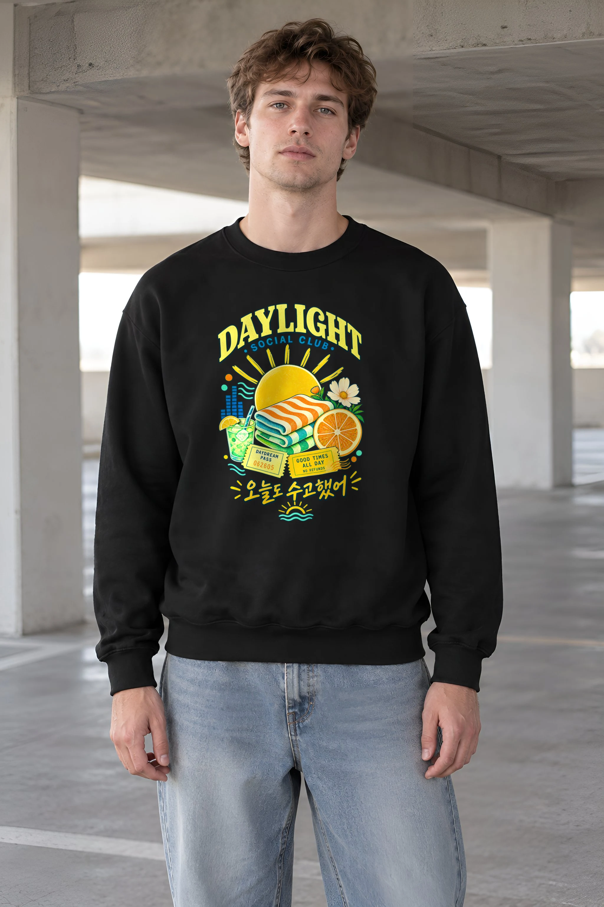 "Daydream Pass" Unisex Crewneck Sweatshirt