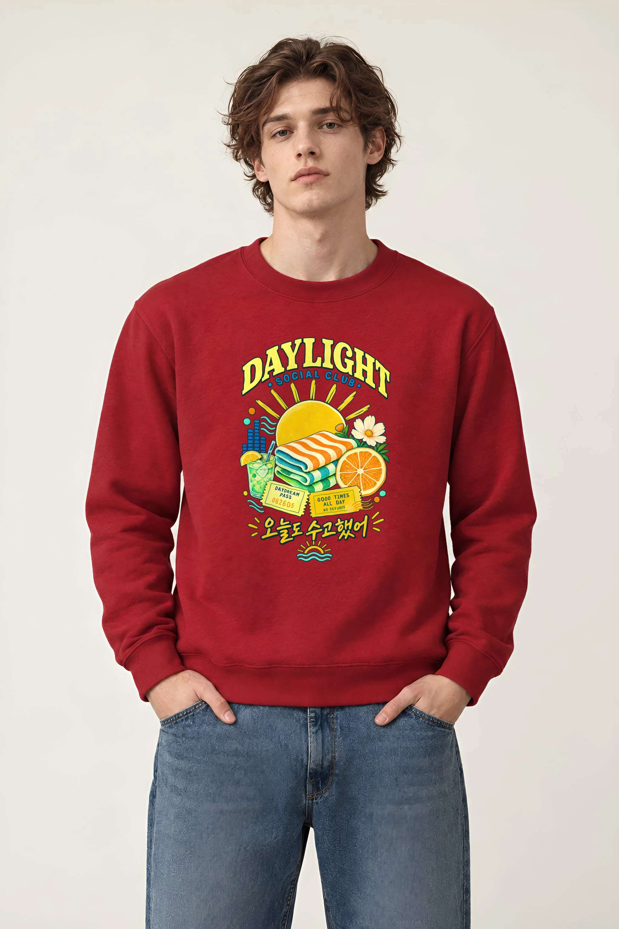 "Daydream Pass" Unisex Crewneck Sweatshirt