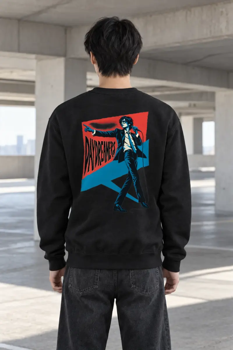 "Daydreamers Singer Poster" Heavy Blend Unisex Crewneck Sweatshirt | Gildan 18000