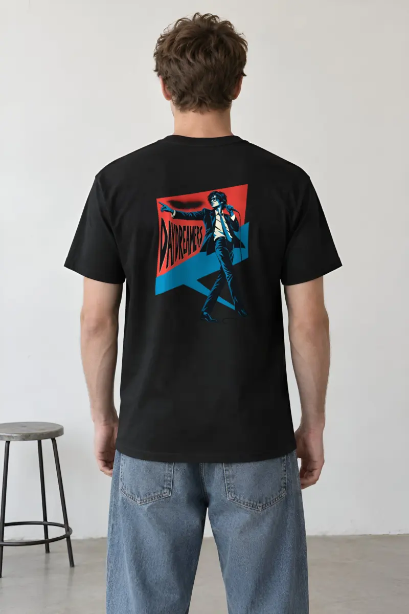 "Daydreamers Singer Poster" Heavyweight Unisex Crewneck T-shirt