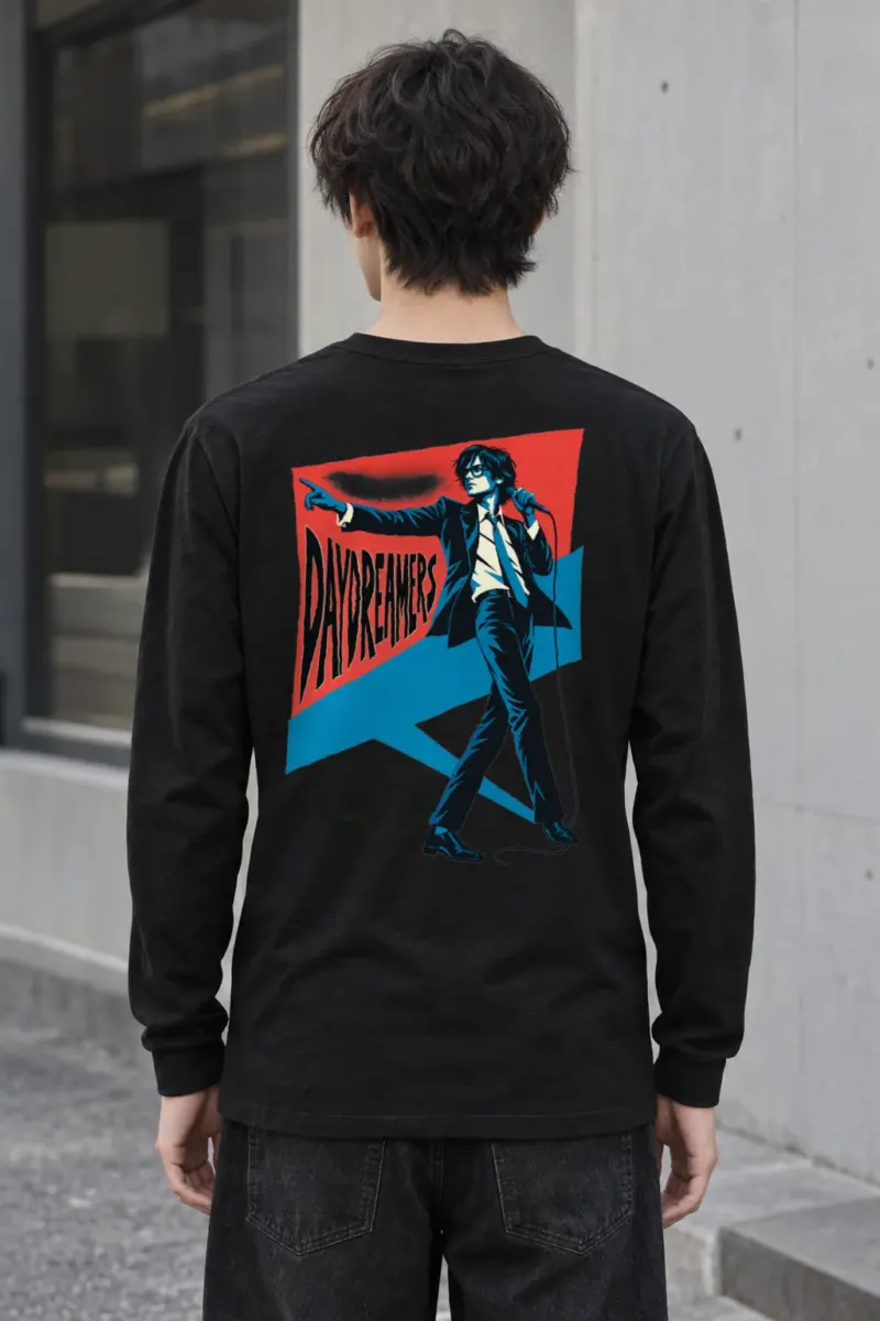 "Daydreamers Singer Poster" Unisex Longsleeve T-shirt