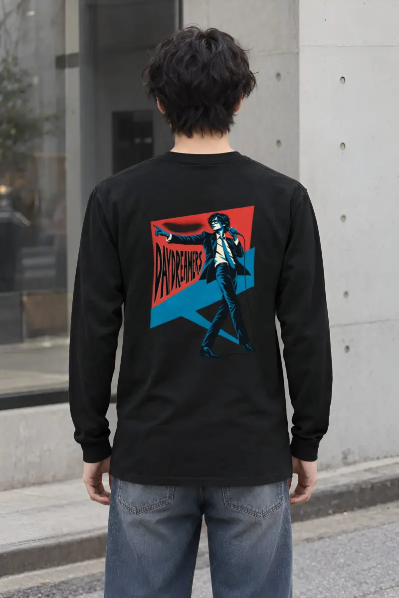 "Daydreamers Singer Poster" Unisex Longsleeve T-shirt
