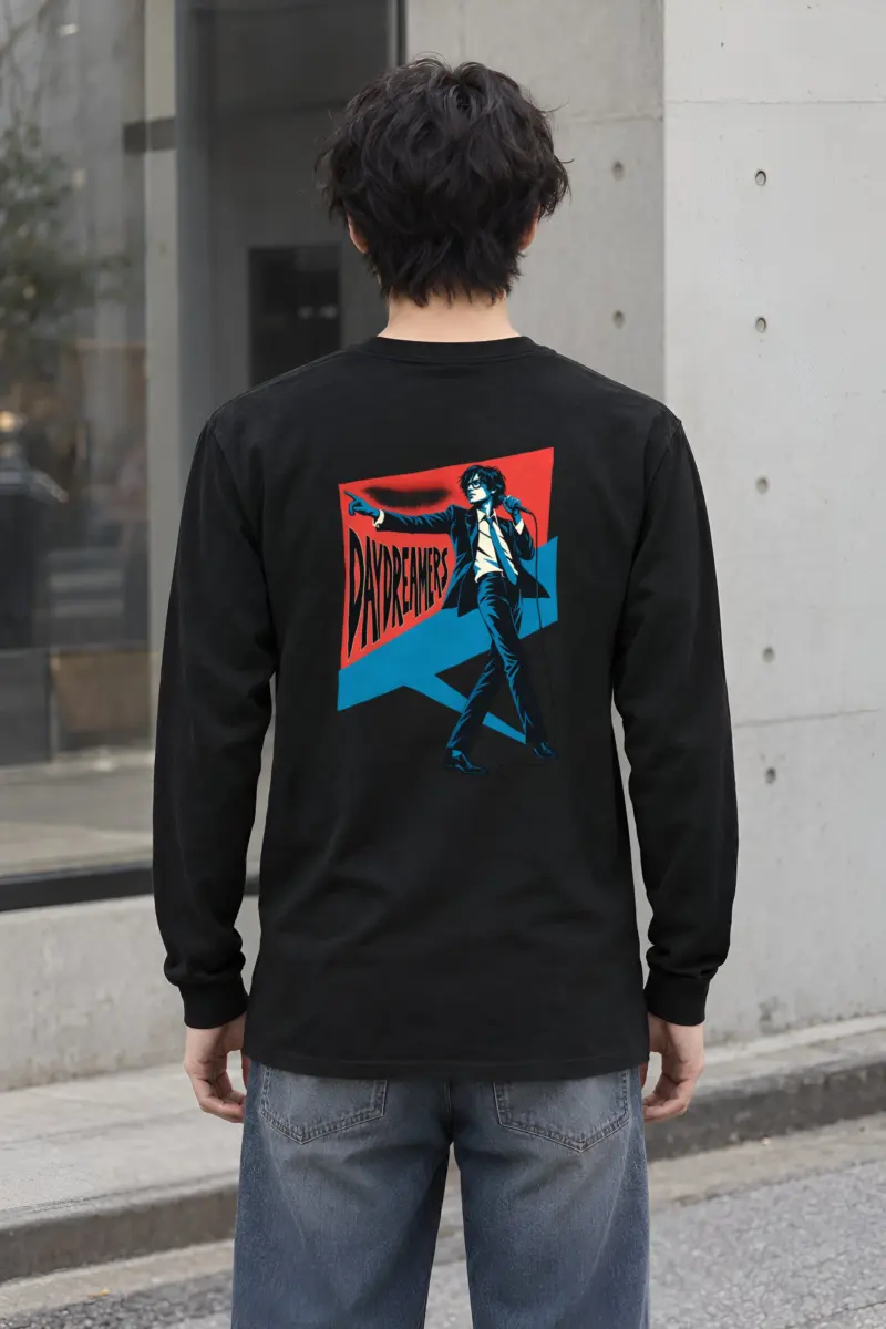 "Daydreamers Singer Poster" Unisex Longsleeve T-shirt