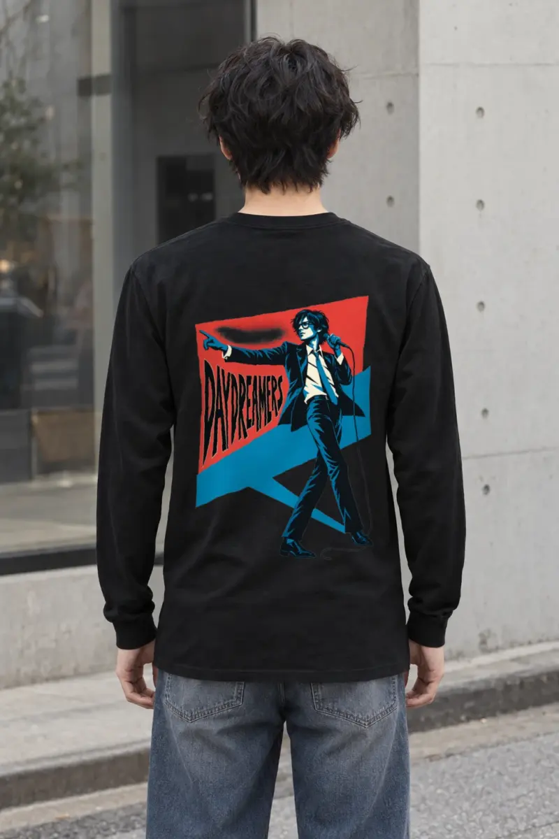 "Daydreamers Singer Poster" Unisex Longsleeve T-shirt