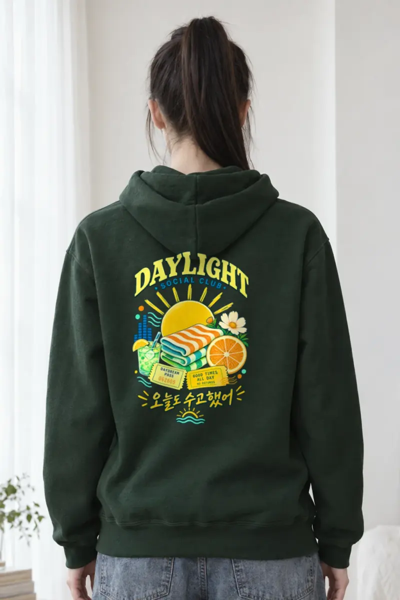 "Daylight Social Club" Heavy Blend Unisex Pullover Hoodie