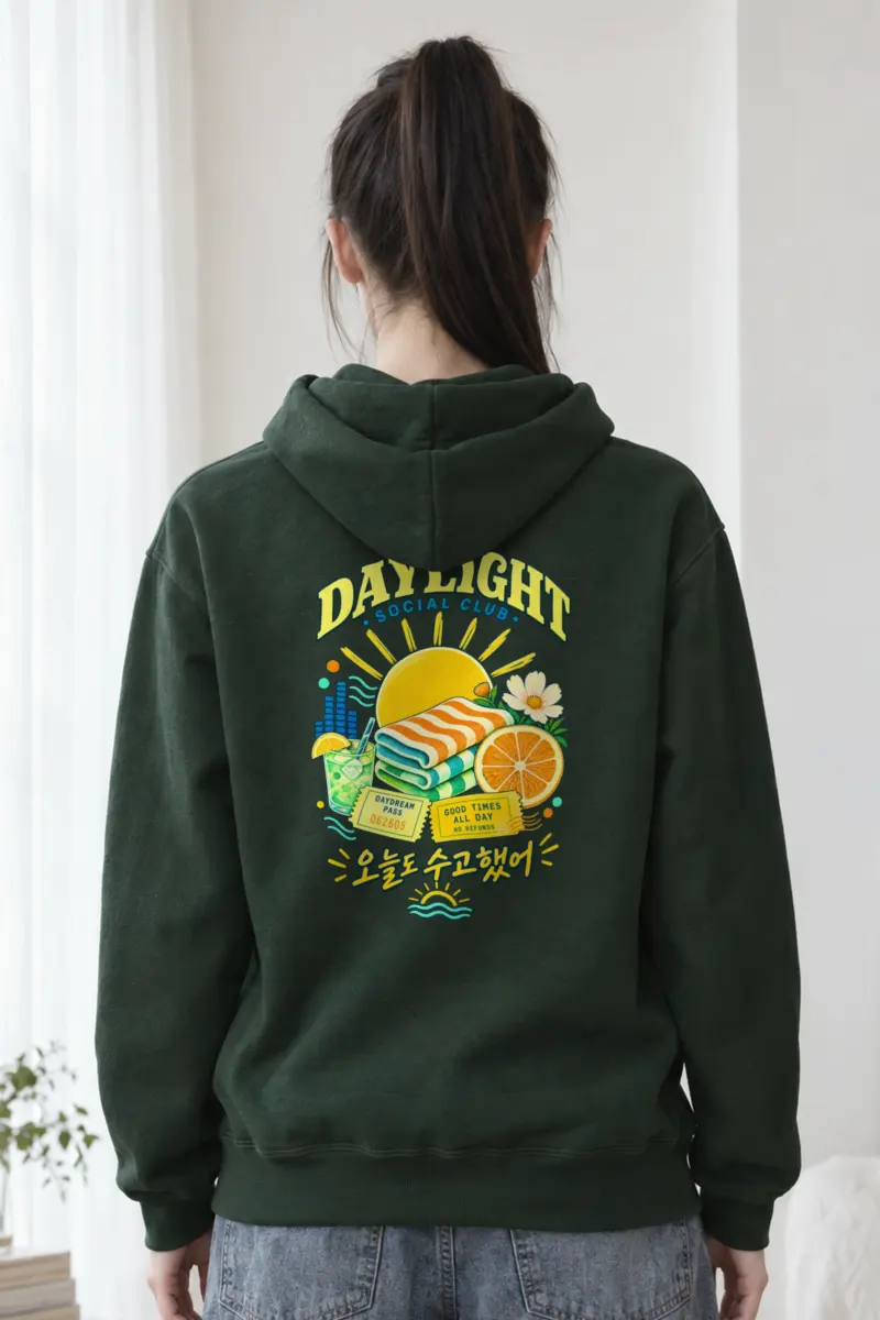 "Daylight Social Club" Heavy Blend Unisex Pullover Hoodie