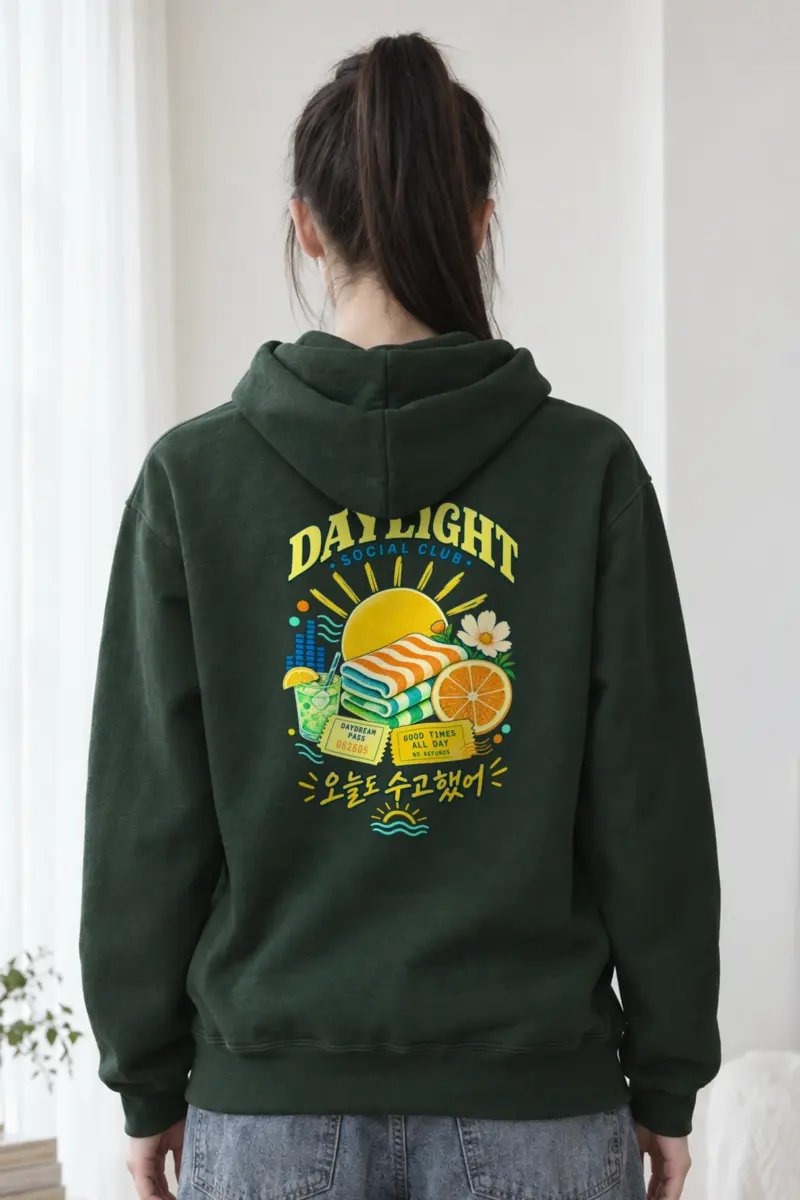 "Daylight Social Club" Heavy Blend Unisex Pullover Hoodie